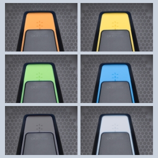 The colour indicates the function.