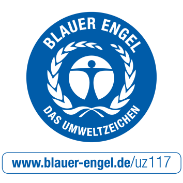 La etiqueta ecológica del gobierno alemán para productos especialmente respetuosos con el medio ambiente.