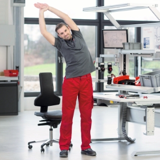 En forma en el lugar de trabajo